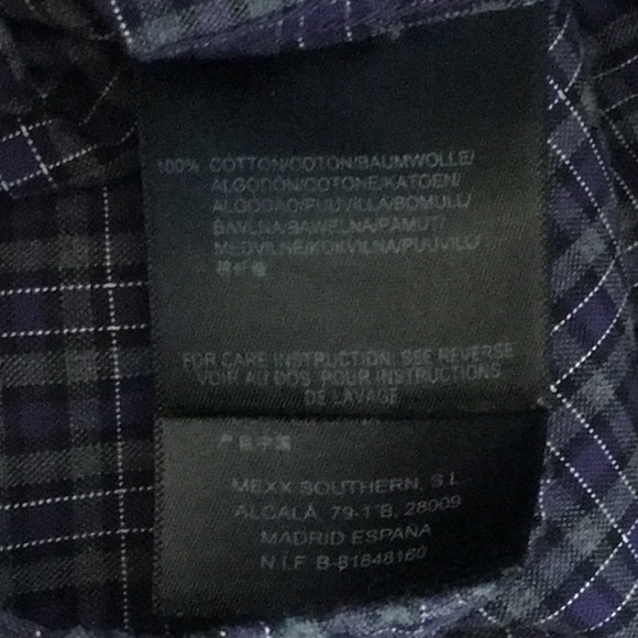 2/$20 Mexx Slim Fit Button Down Dress Shirt - Picture 5 of 6